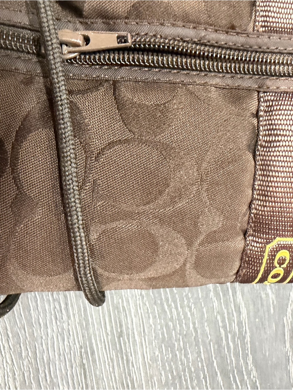 Coach Sela A7155 Signature C Brown Winter Boots Sz 8 - Picture 5 of 11
